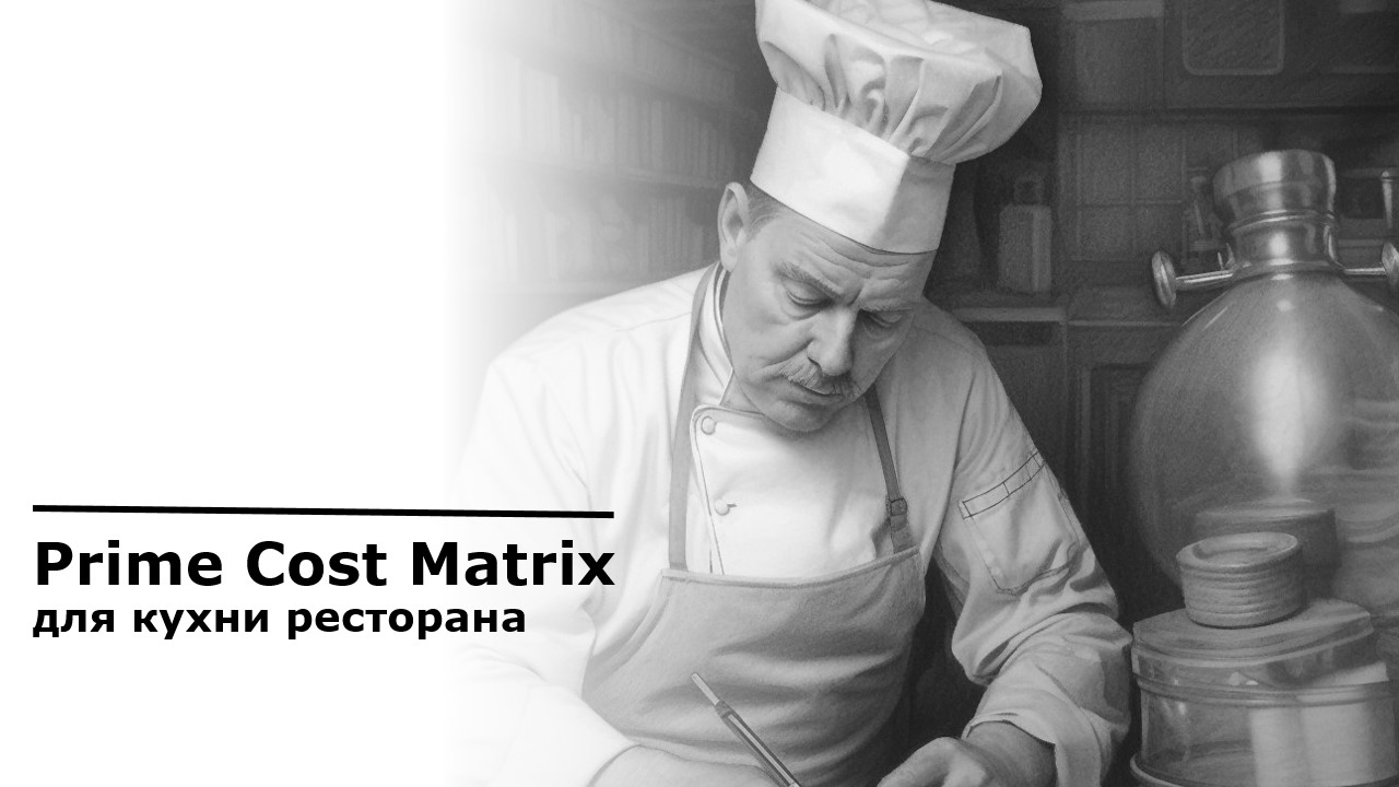 Метод Prime Cost Matrix для кухни ресторана